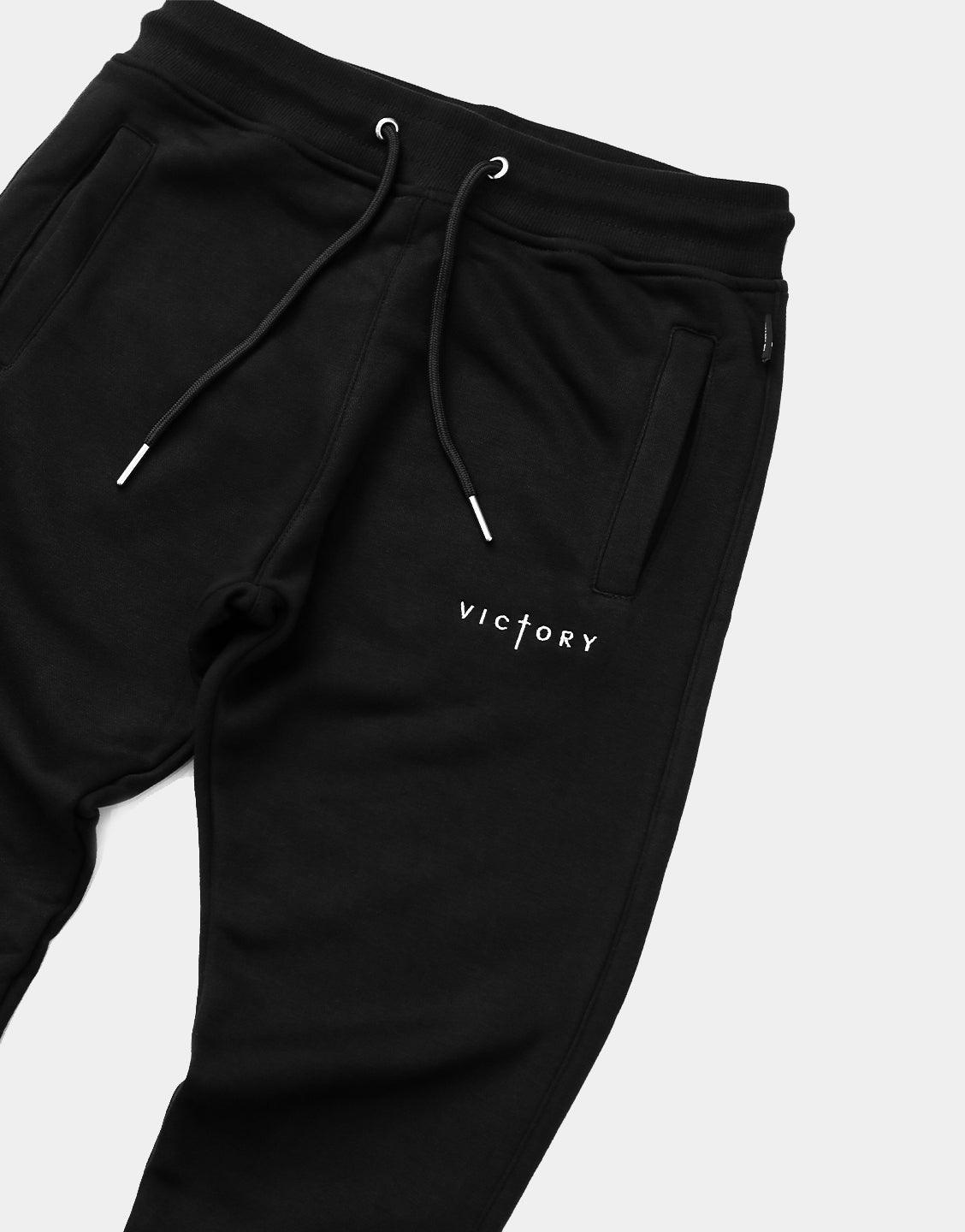 Victory Deluxe Jogger (Black) - VOTC Clothing