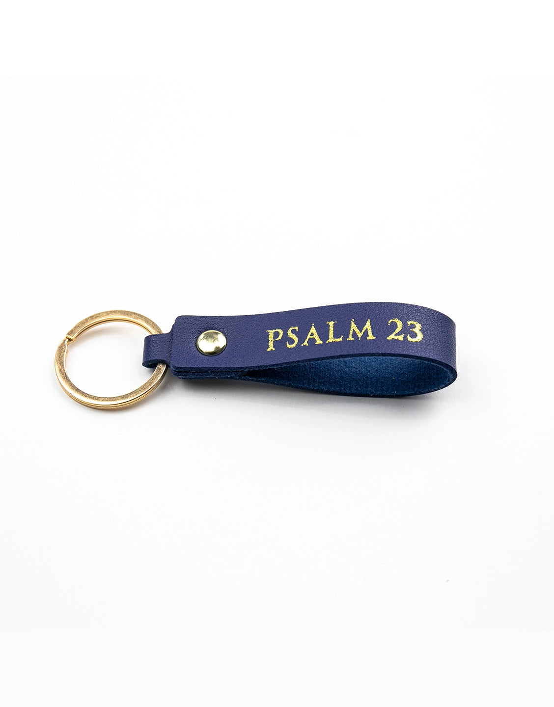 Psalm 23 Leather Keychain - VOTC Clothing