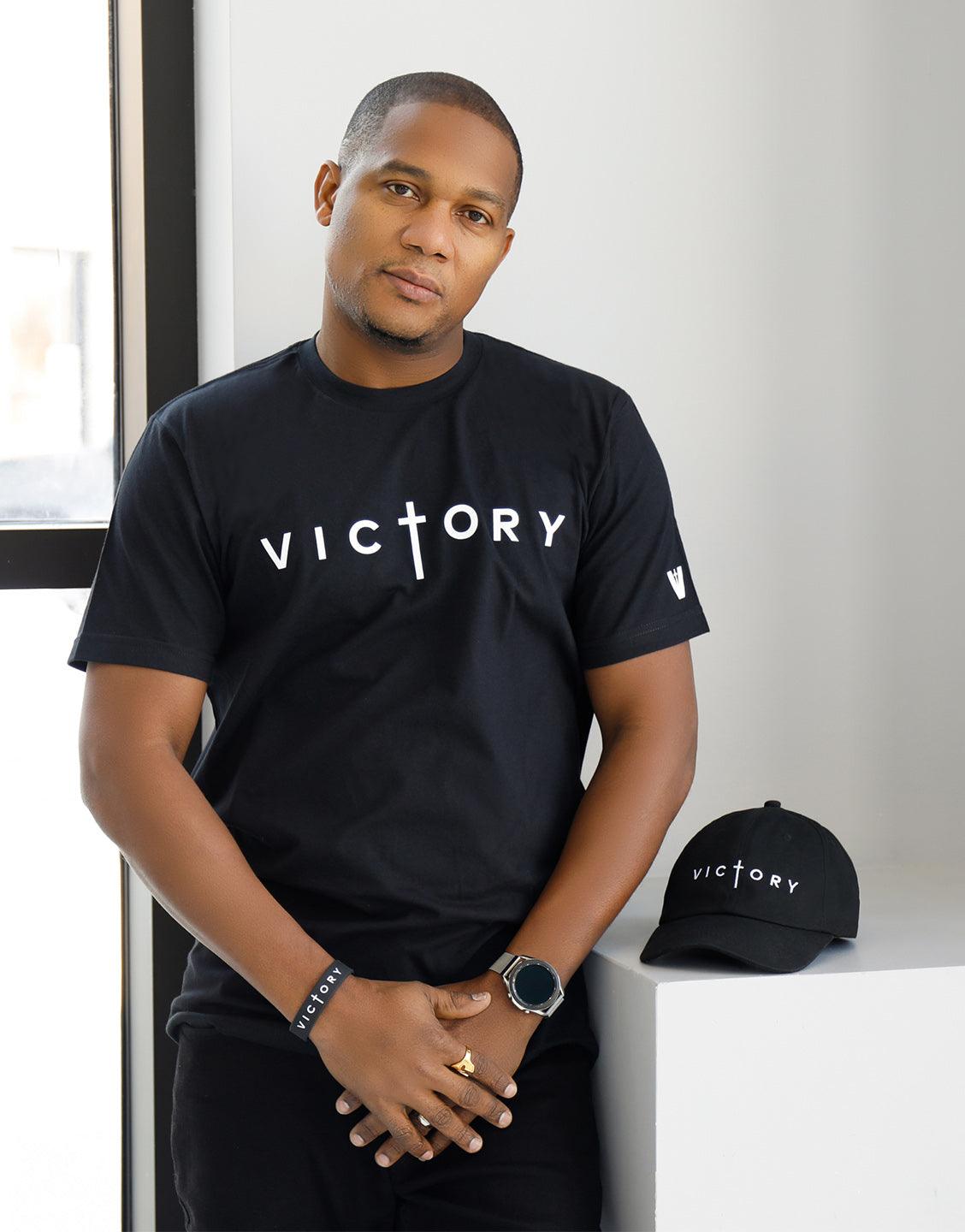 Victory Black Signature T Shirt - VOTC Clothing