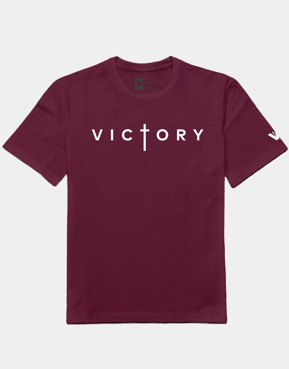 Victory Maroon T Shirt - VOTC Clothing