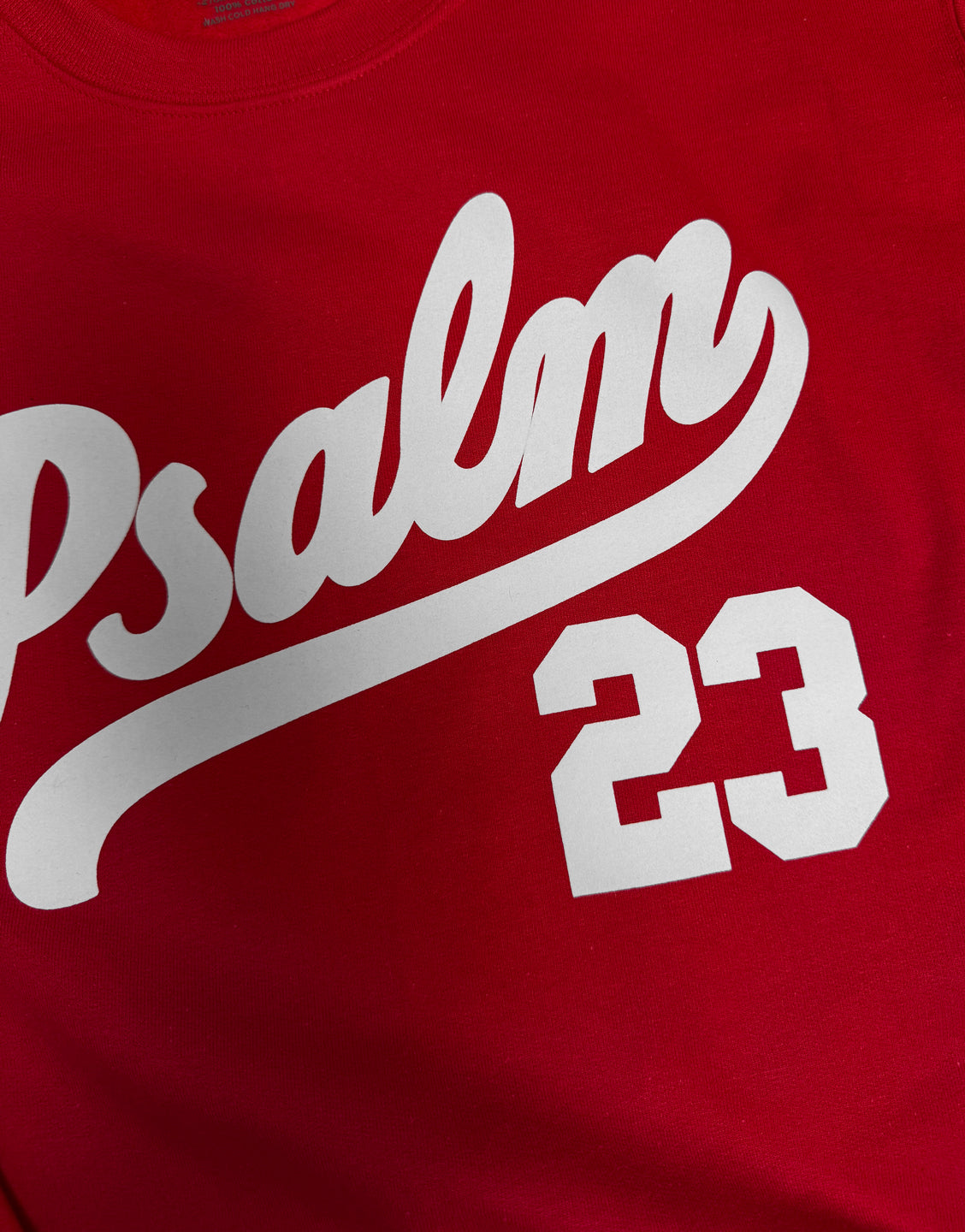 Psalm 23 Sweatshirt - Red