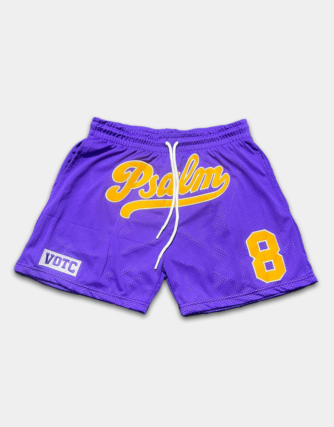 Psalm 8 Mesh Shorts (Unisex) - Purple