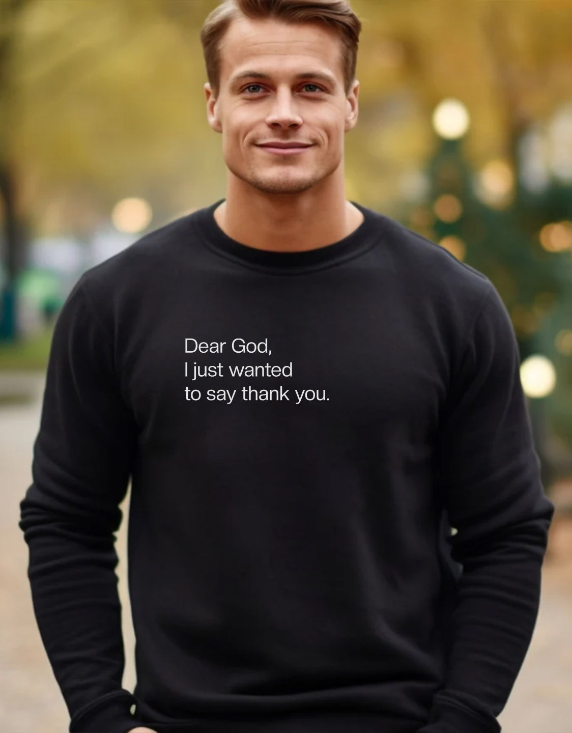 Dear God Sweatshirt - Black - VOTC Clothing