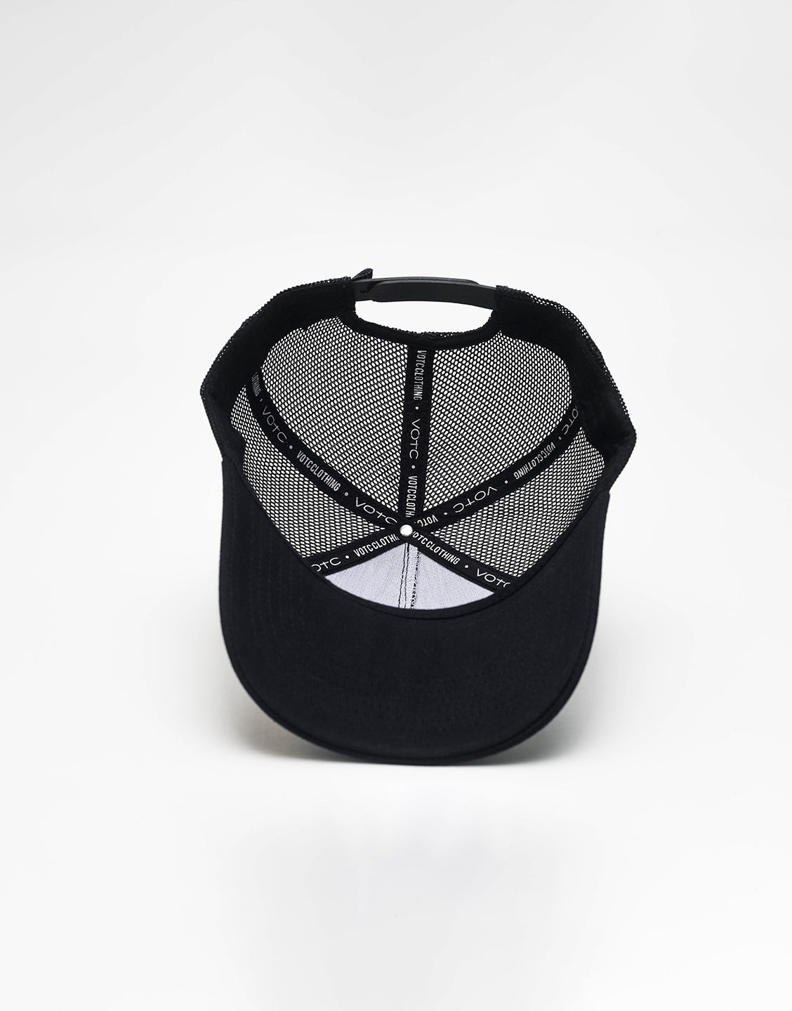 Trust God Premium Trucker Hat - Black - VOTC Clothing