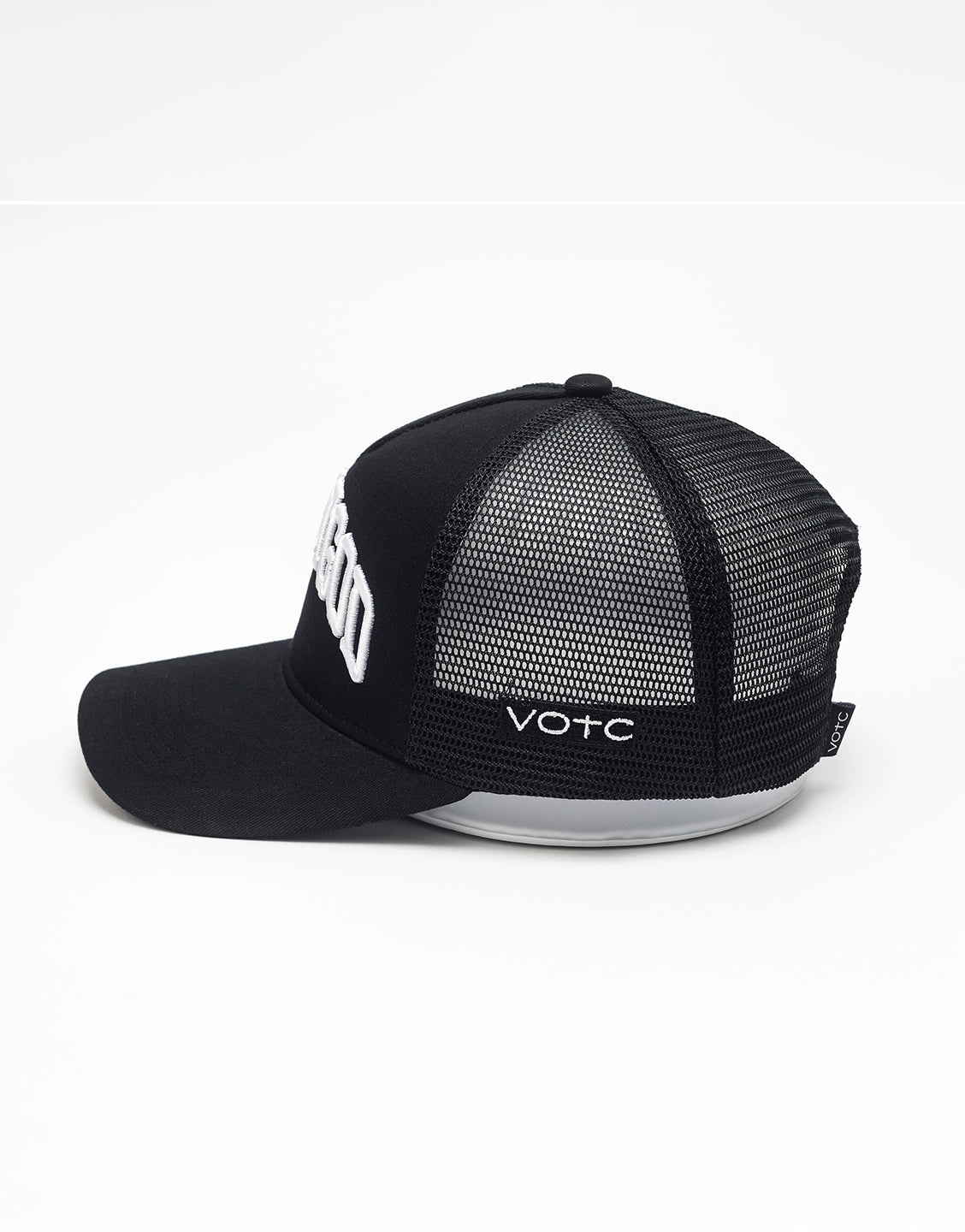 Trust God Premium Trucker Hat - Black - VOTC Clothing