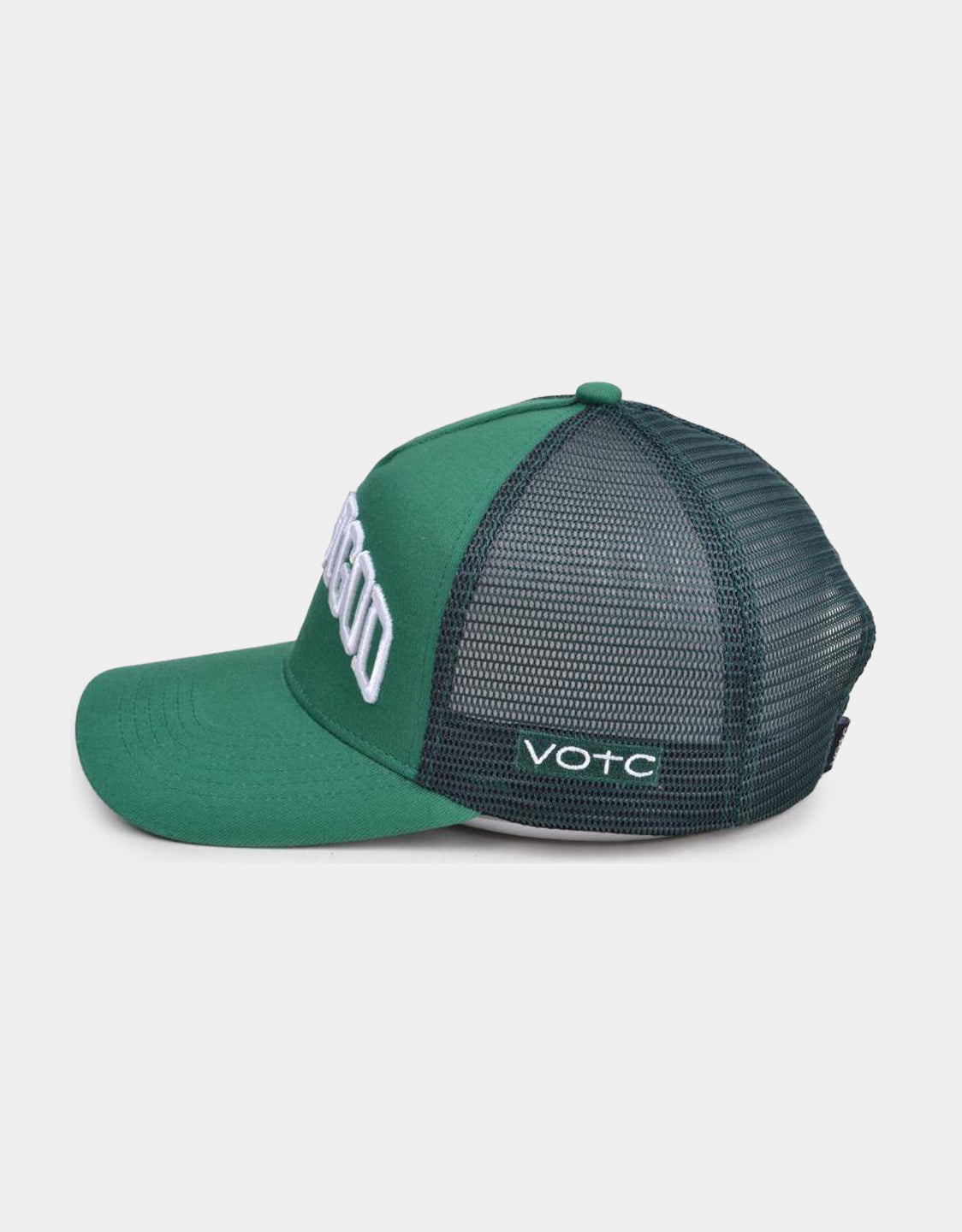 Trust God Premium Trucker Hat - Forest Green - VOTC Clothing
