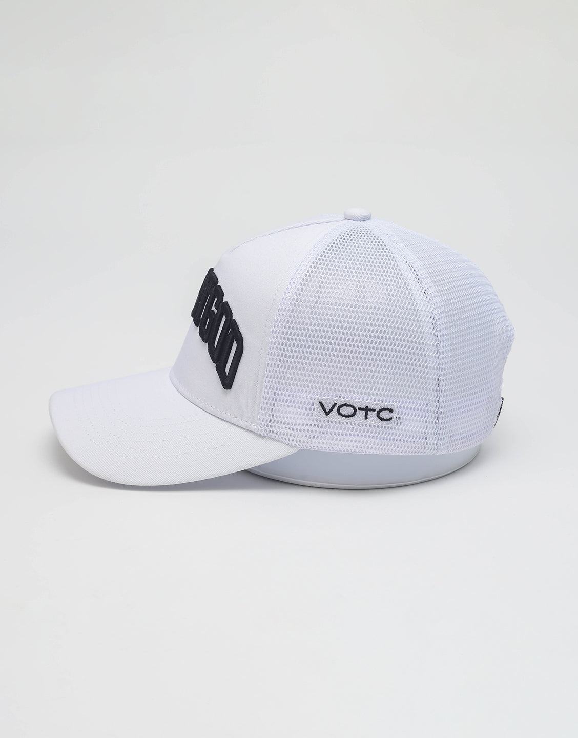 Trust God Premium Trucker Hat - White - VOTC Clothing