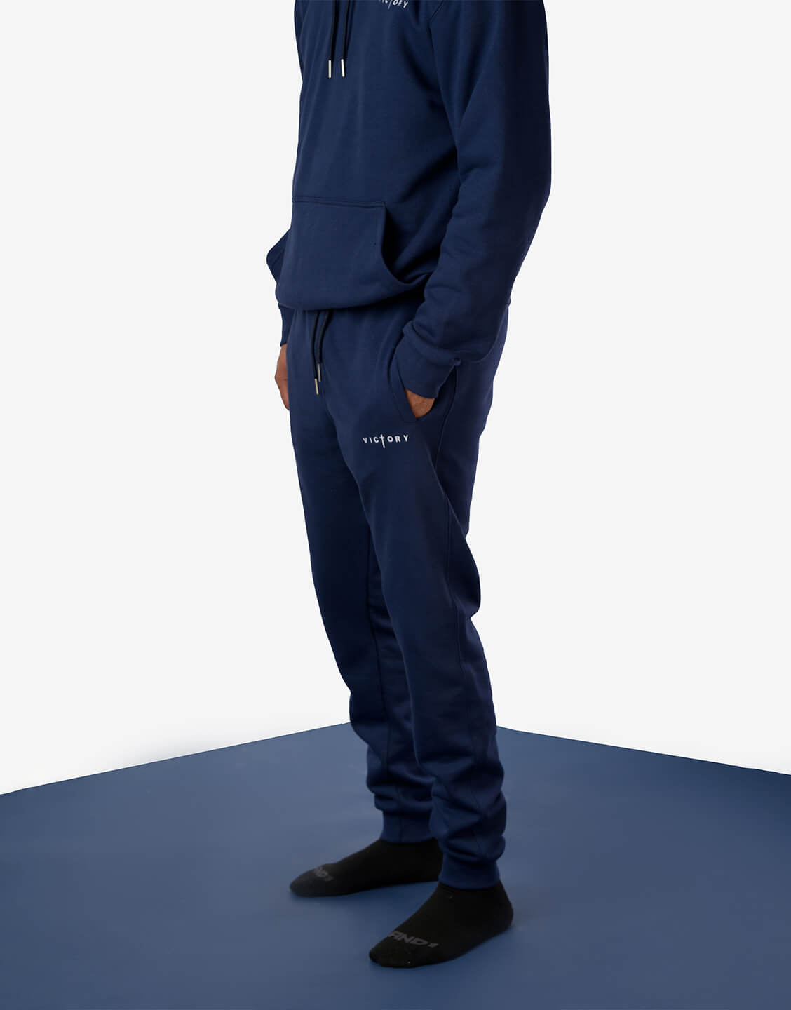 Victory Deluxe Jogger Full Set (Navy Blue)