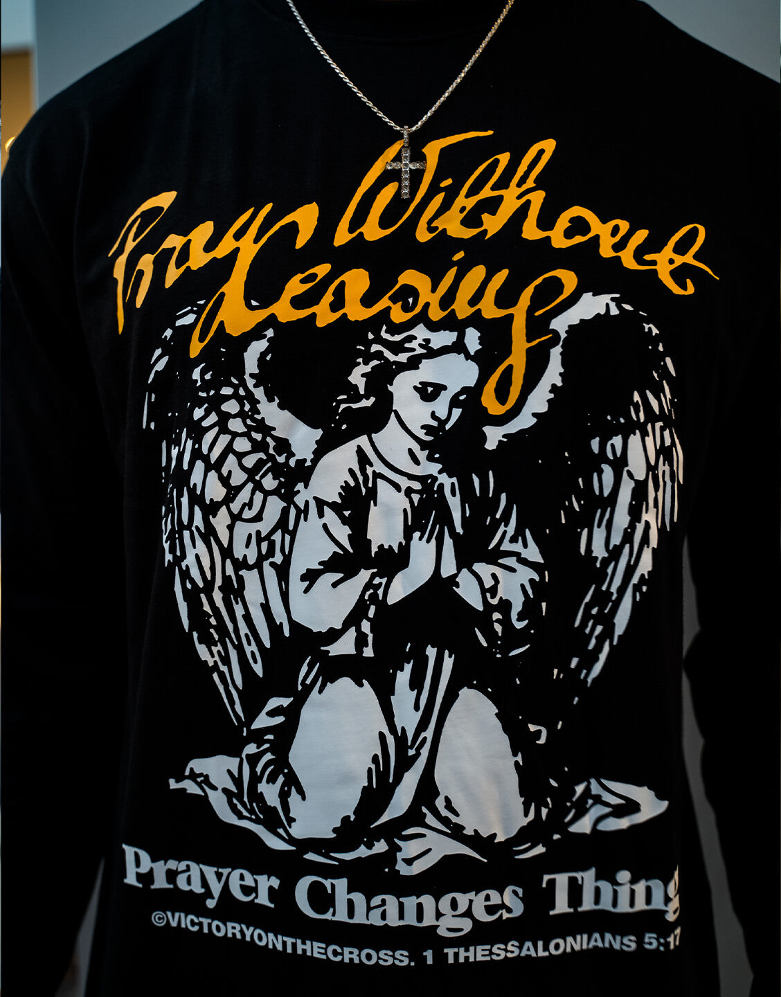 "PRAYER CHANGES THINGS" Premium Longsleeve Tee