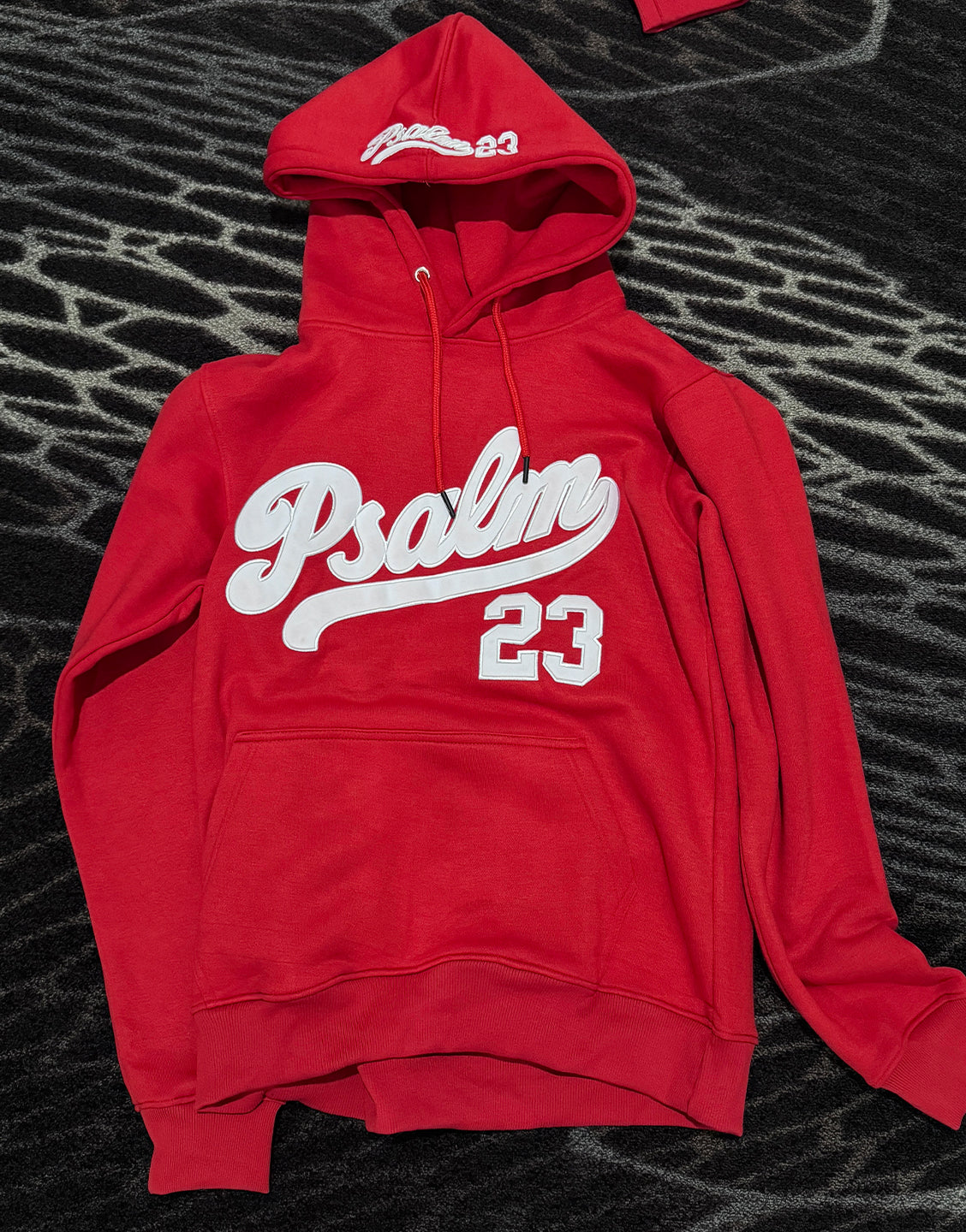 Psalm 23 JOGGER HOODIE - RED