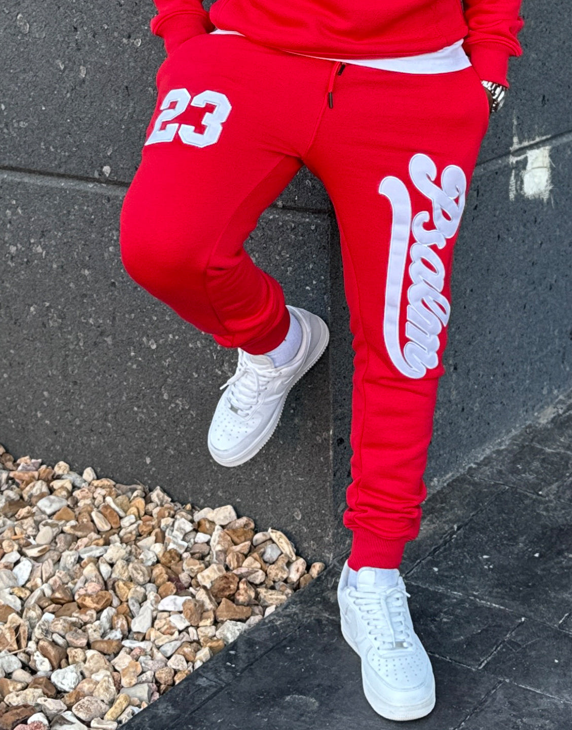 Psalm 23 JOGGER PANTS - RED
