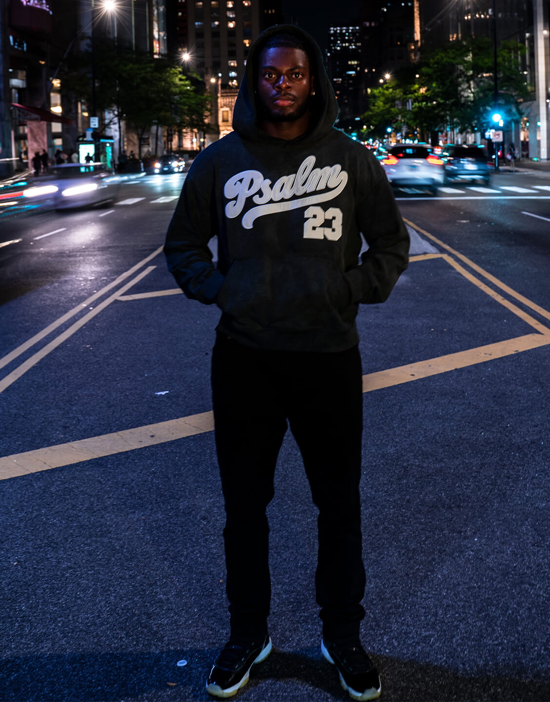 PREMIUM "PSALM 23" VINTAGE HOODIE