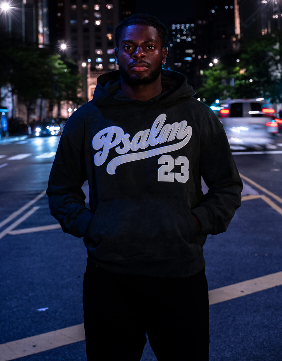 PREMIUM "PSALM 23" VINTAGE HOODIE