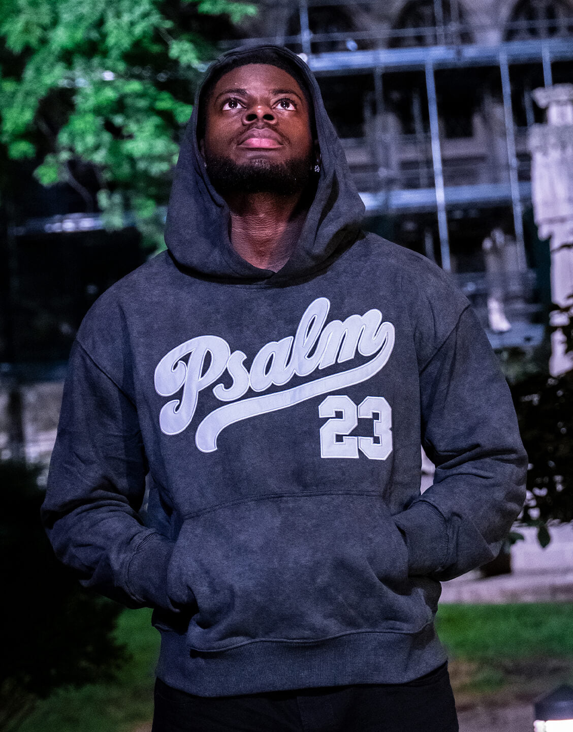 PREMIUM "PSALM 23" VINTAGE HOODIE