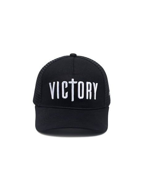 victory-black-trucker-hat-