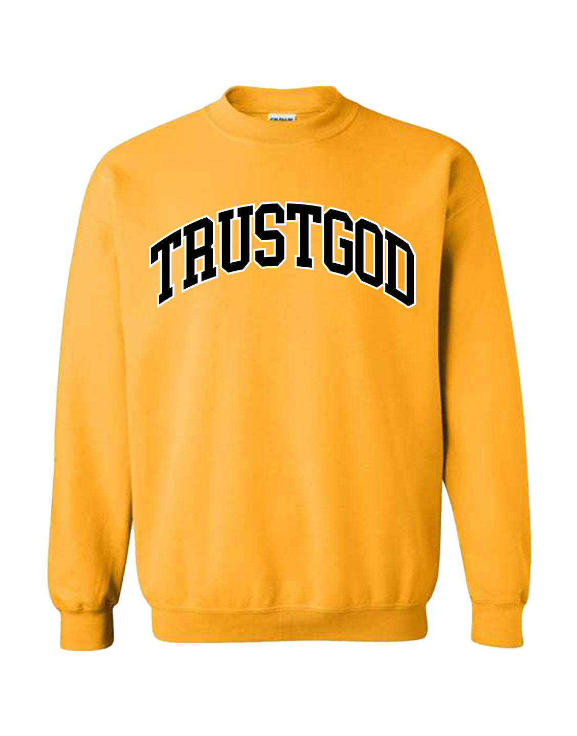 Sudadera con capucha deportiva Trust God - Power Black 