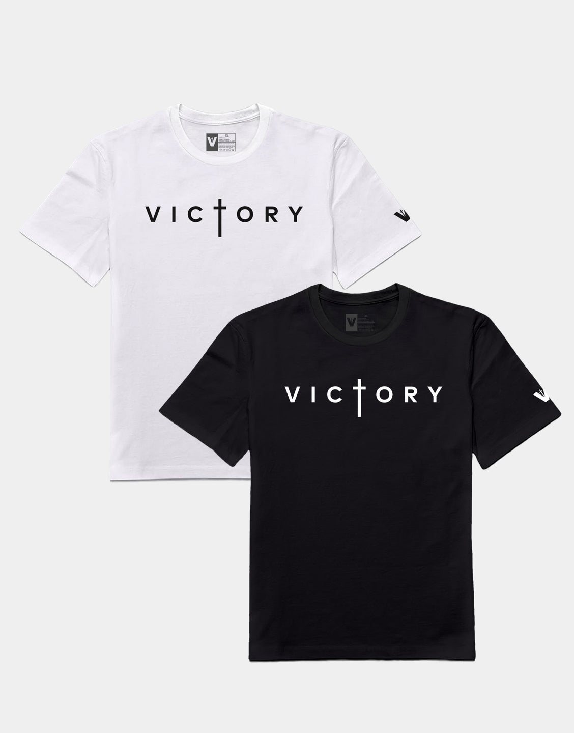 Victory Tees (White and Black Bundle) - VOTC Clothing