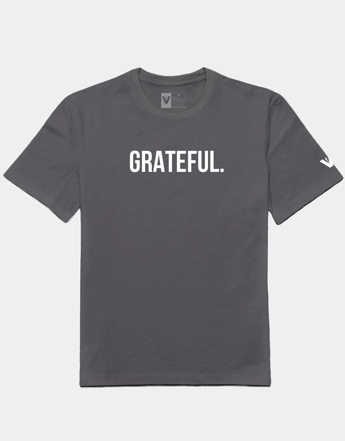 Grateful Tee (Charcoal) - VOTC Clothing