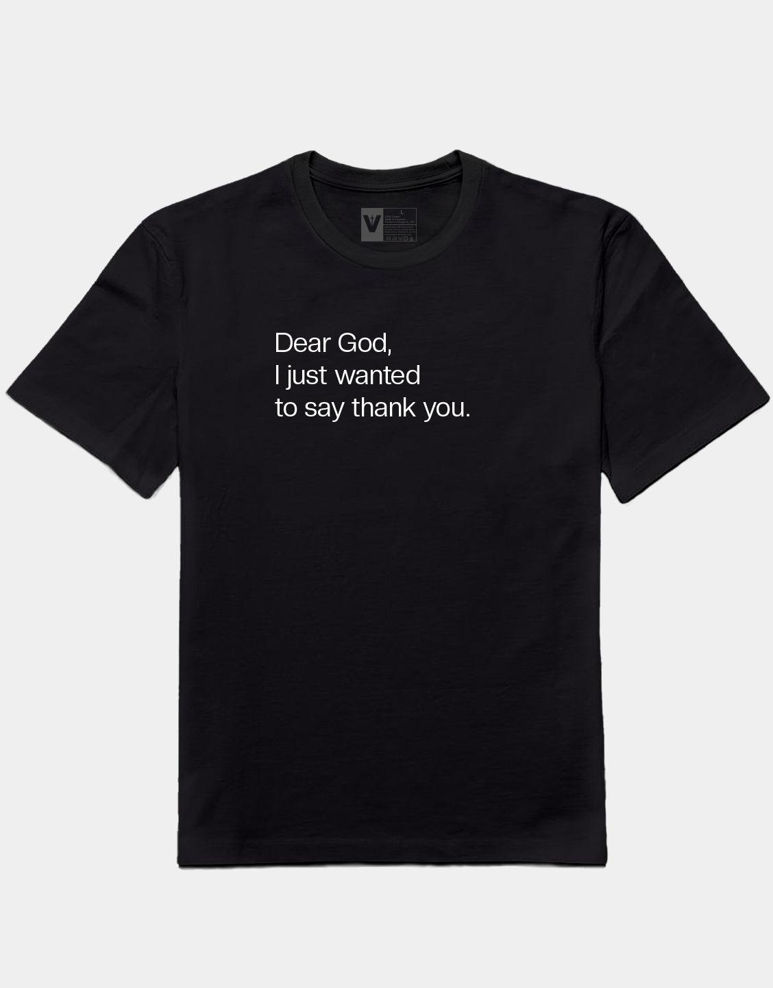 Dear God Tee (Black) - VOTC Clothing