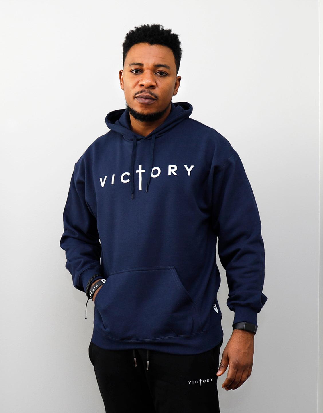 Victory Hoodie - Navy Blue - VOTC Clothing