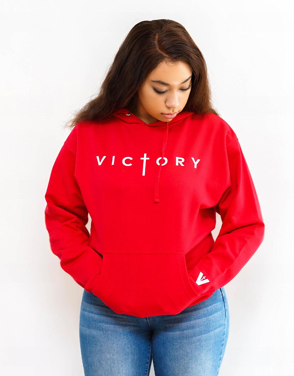 Victory Hoodie - Red - VOTC Clothing