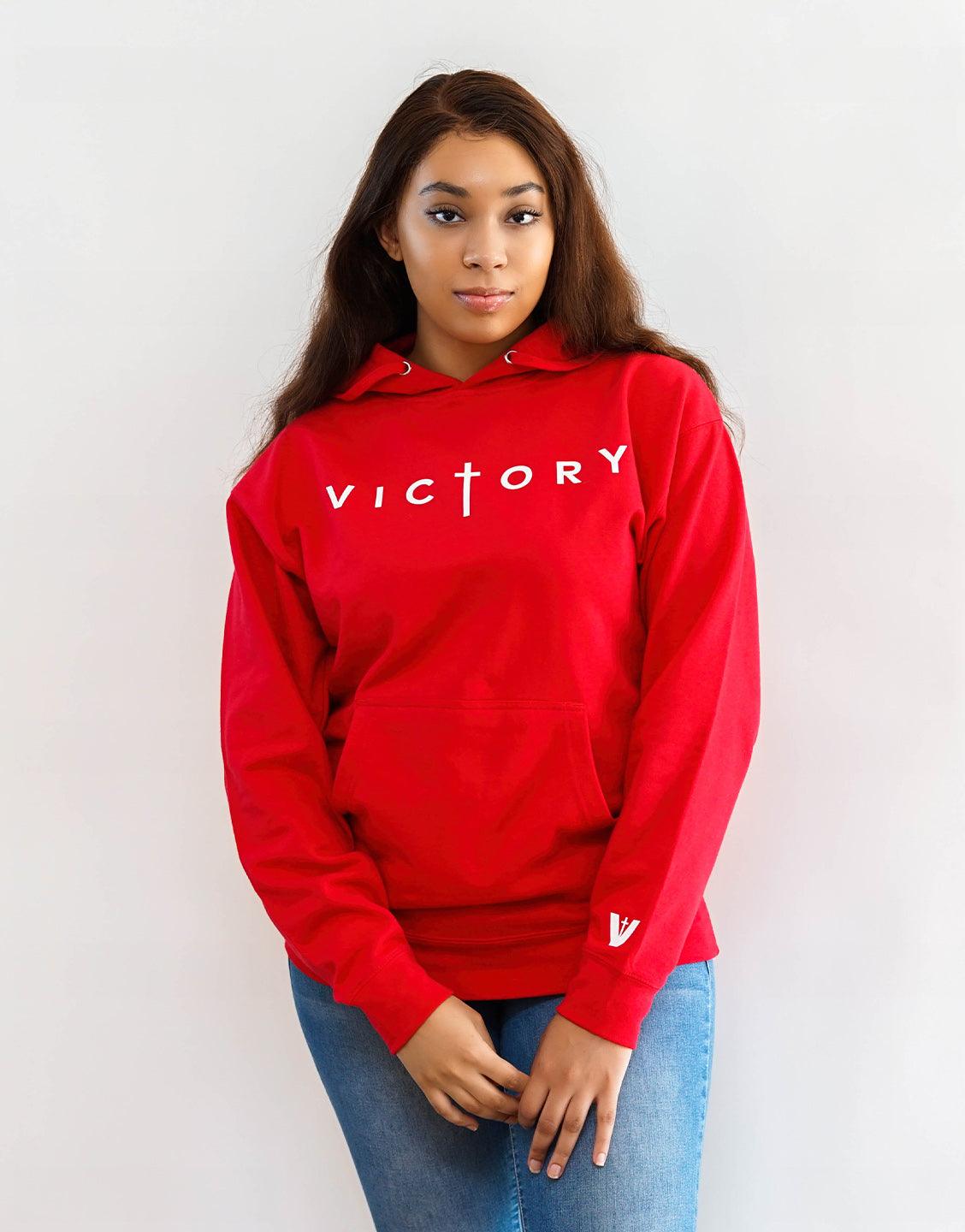 Victory Hoodie - Red - VOTC Clothing