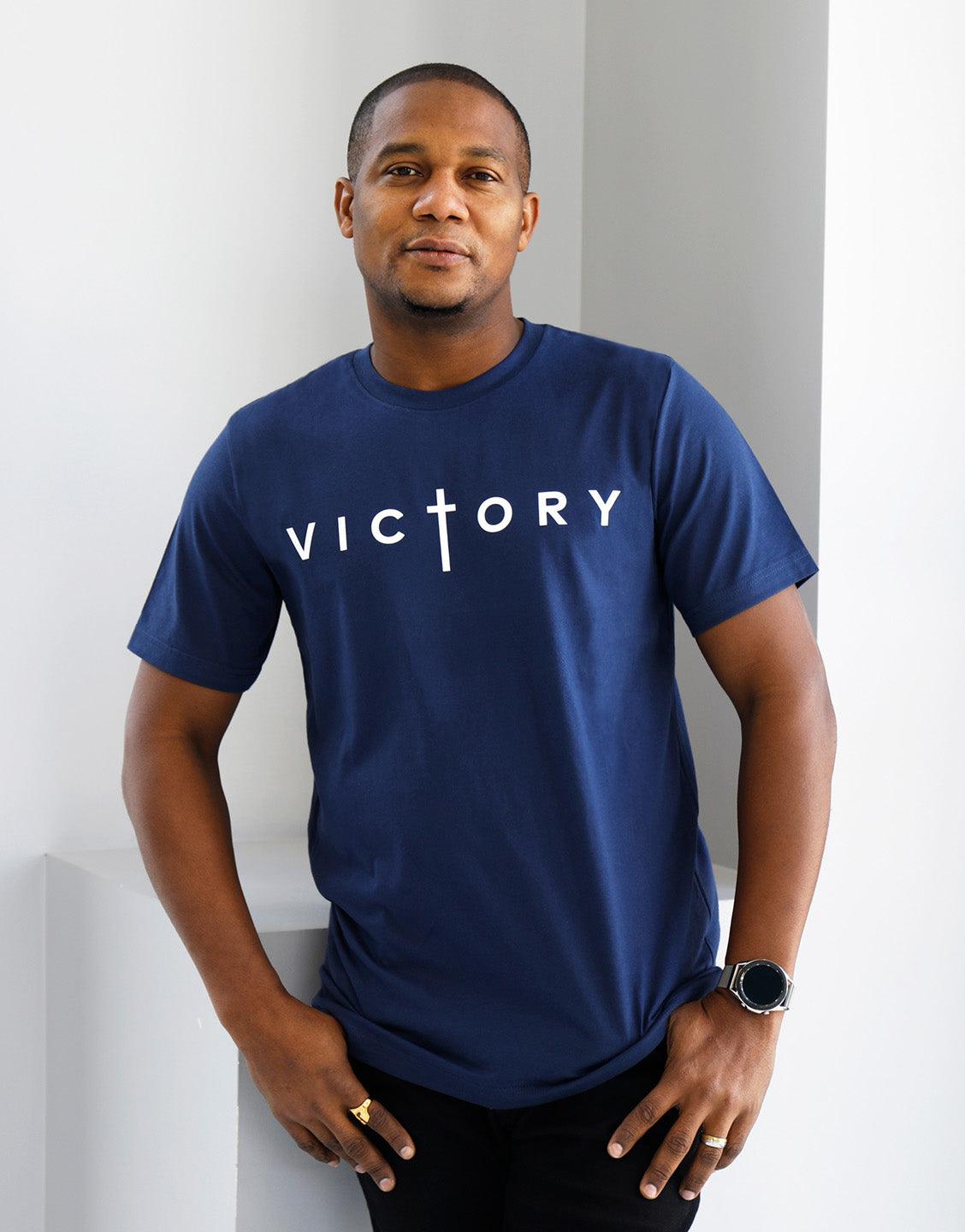 Victory Navy T Shirt - VOTC Clothing