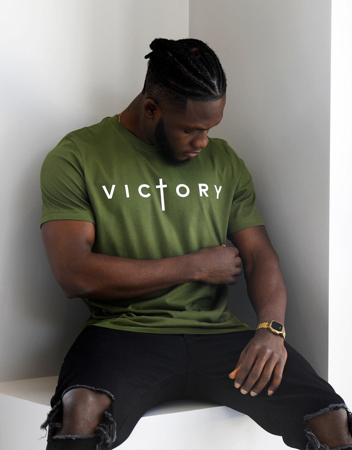 Victory Olive Green T Shirt - VOTC Clothing